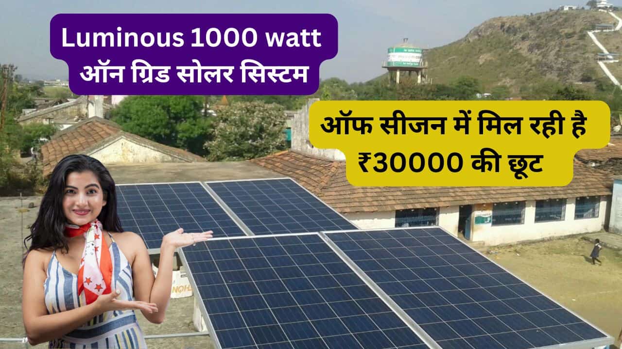 luminous 1000 watt solar panel price